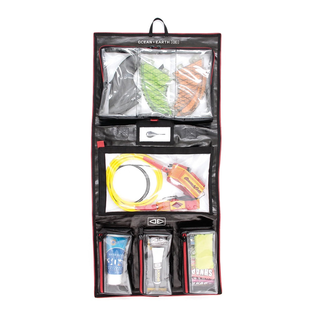 Ocean & Earth | Three Fold Surf Locker Surf Accessory Organiser. Black